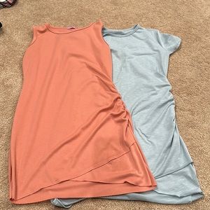 Size Medium CAIYING form fitting dresses. Bundled together